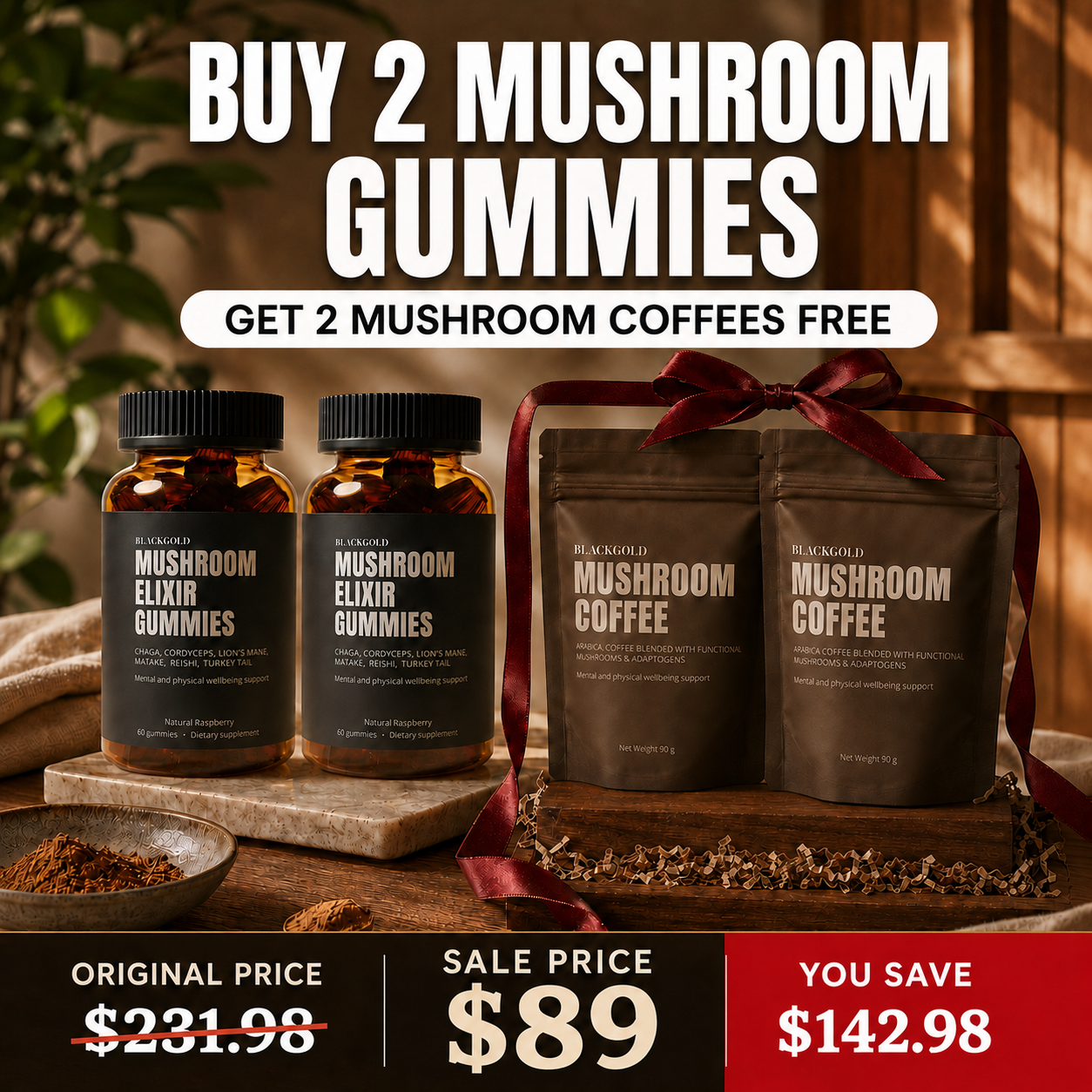 BOGO Gummies + FREE Coffee Bundle