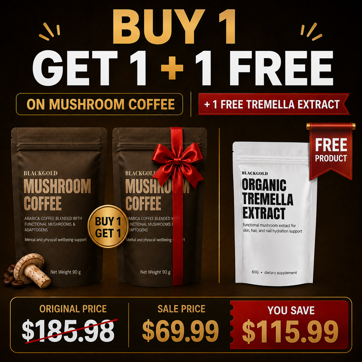 Mushroom Coffee Value Pack