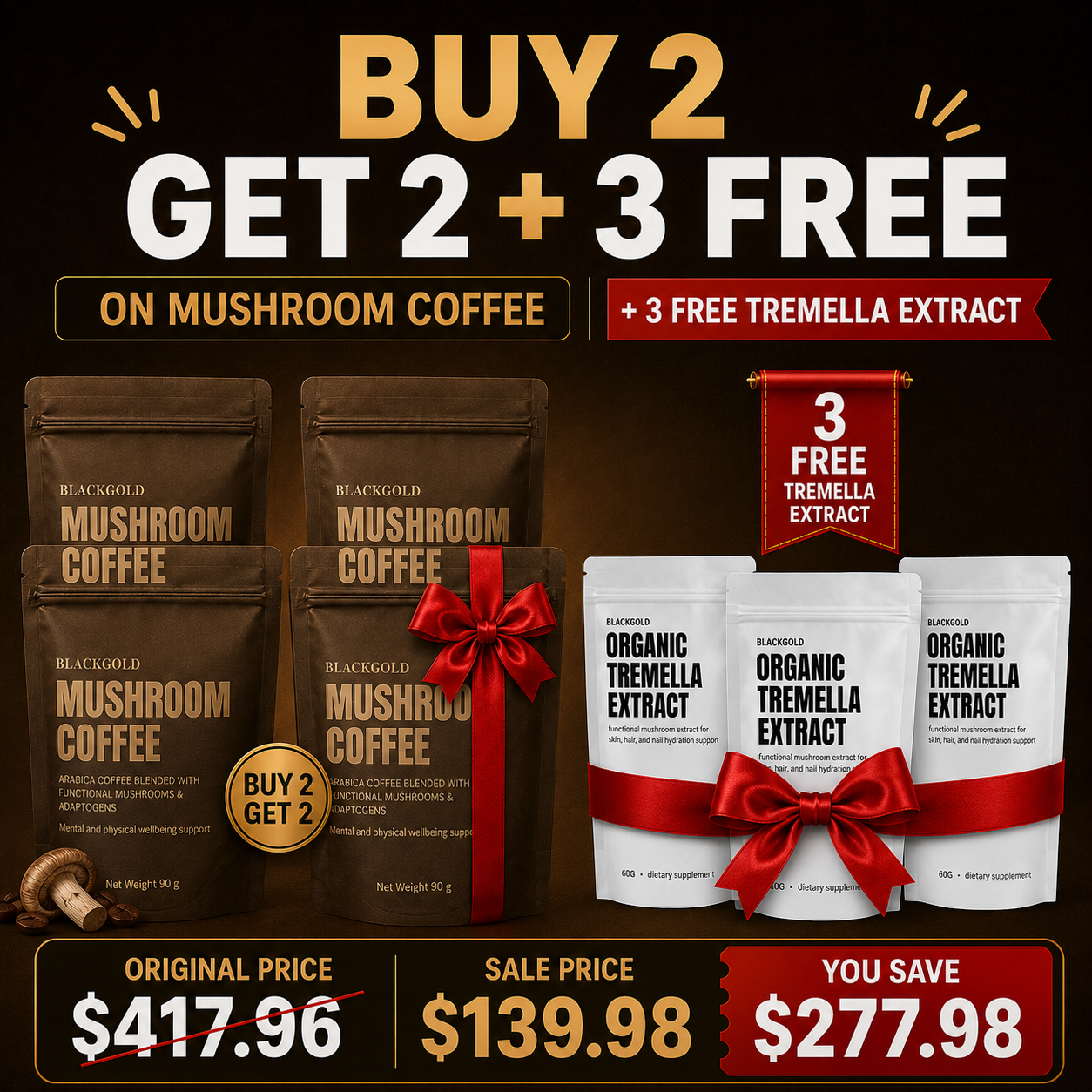 Mushroom Coffee Value Pack