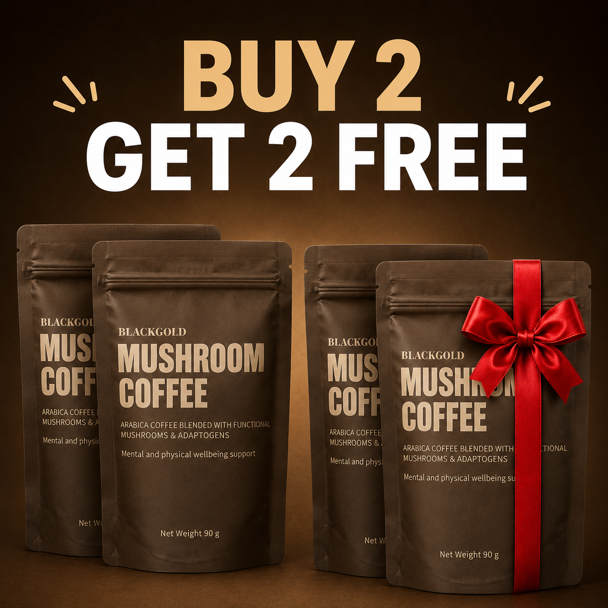Mushroom Coffee 90g Buy 1 Get 1 FREE