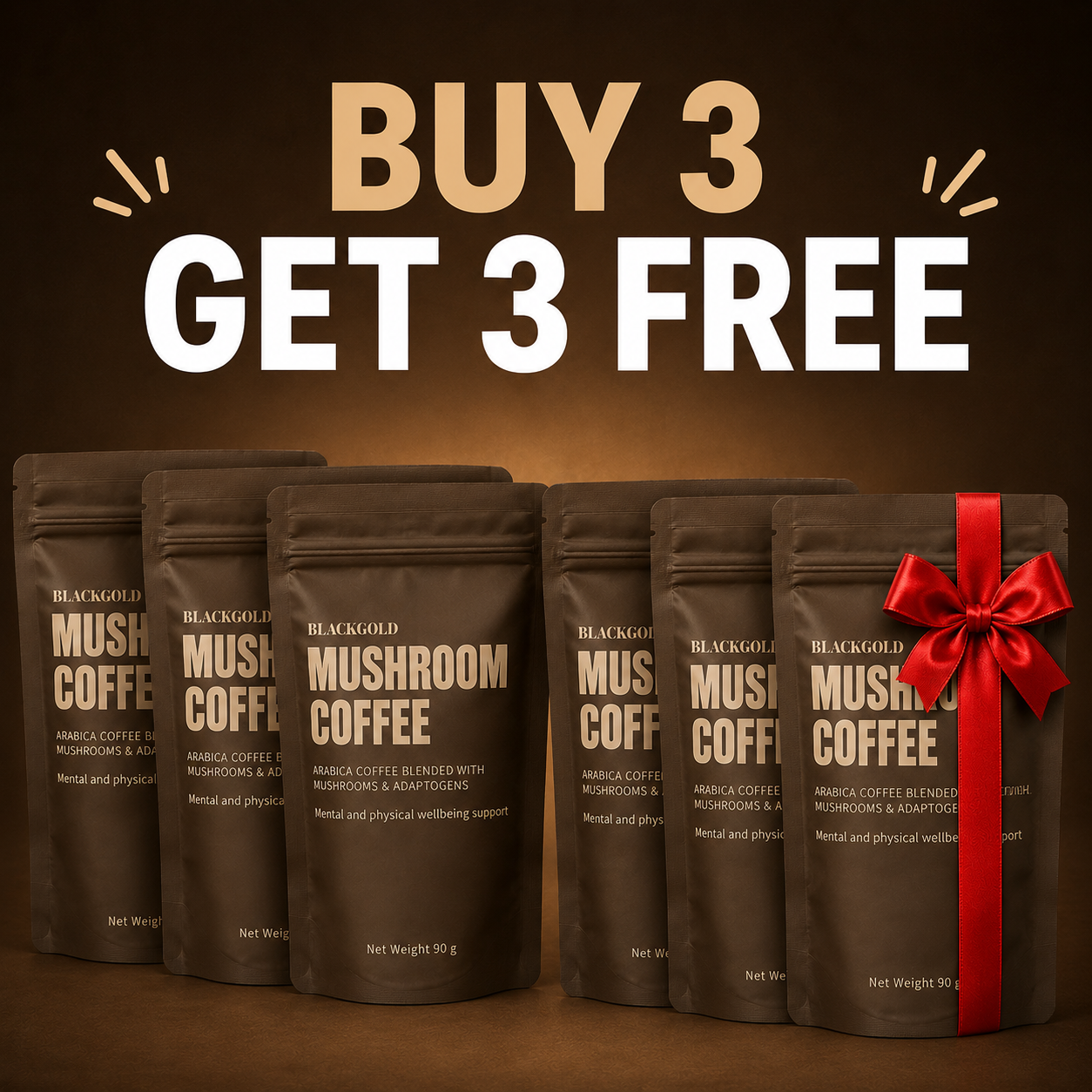 Mushroom Coffee 90g Buy 1 Get 1 FREE