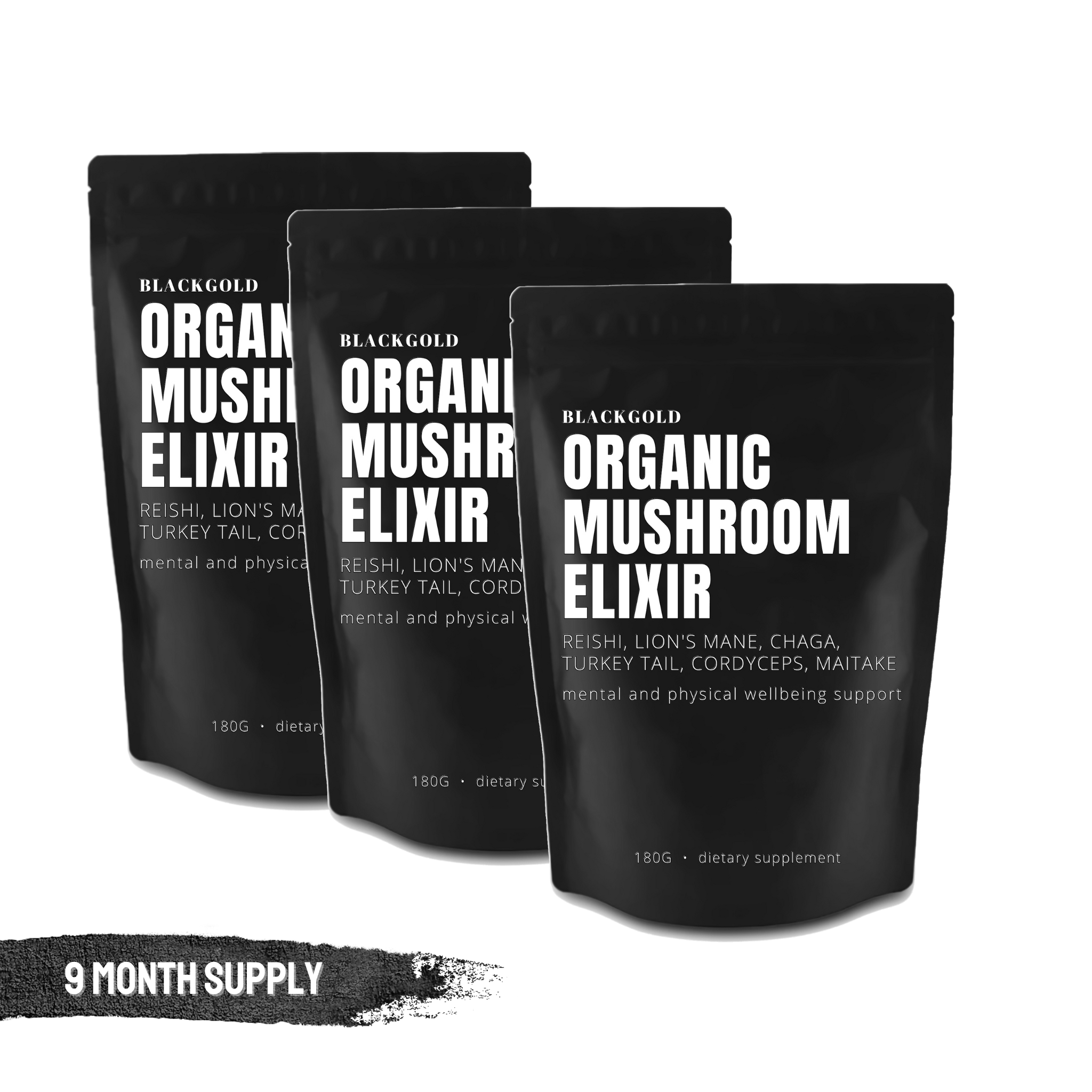 Organic Mushroom Elixir Extract (90 Serving)
