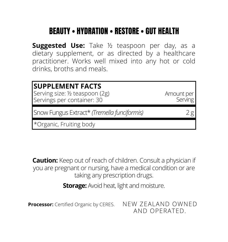 Organic Tremella Extract