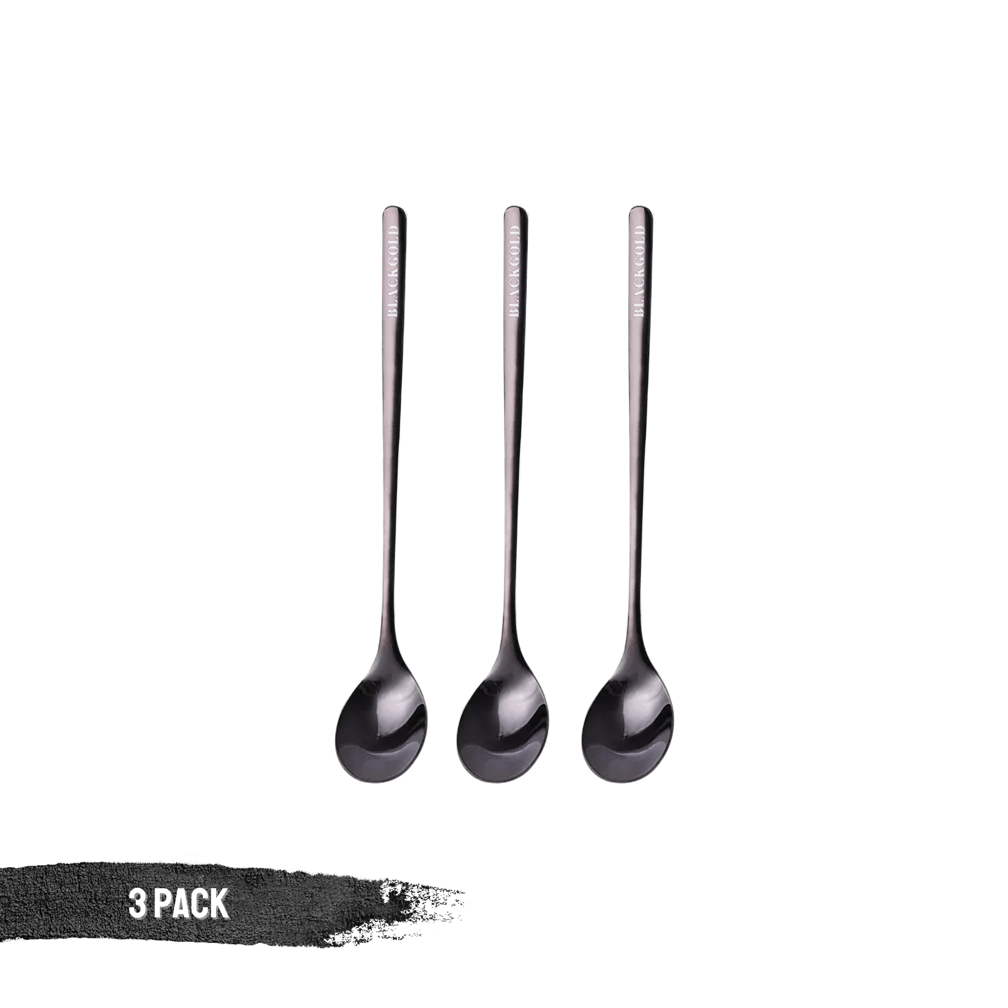 Blackgold Metallic-Black Spoon