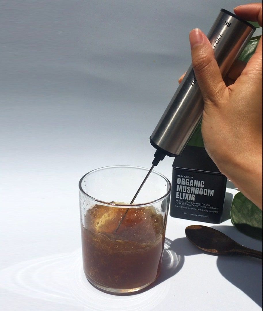 BlackGold Handheld Rechargeable Frother/Mixer